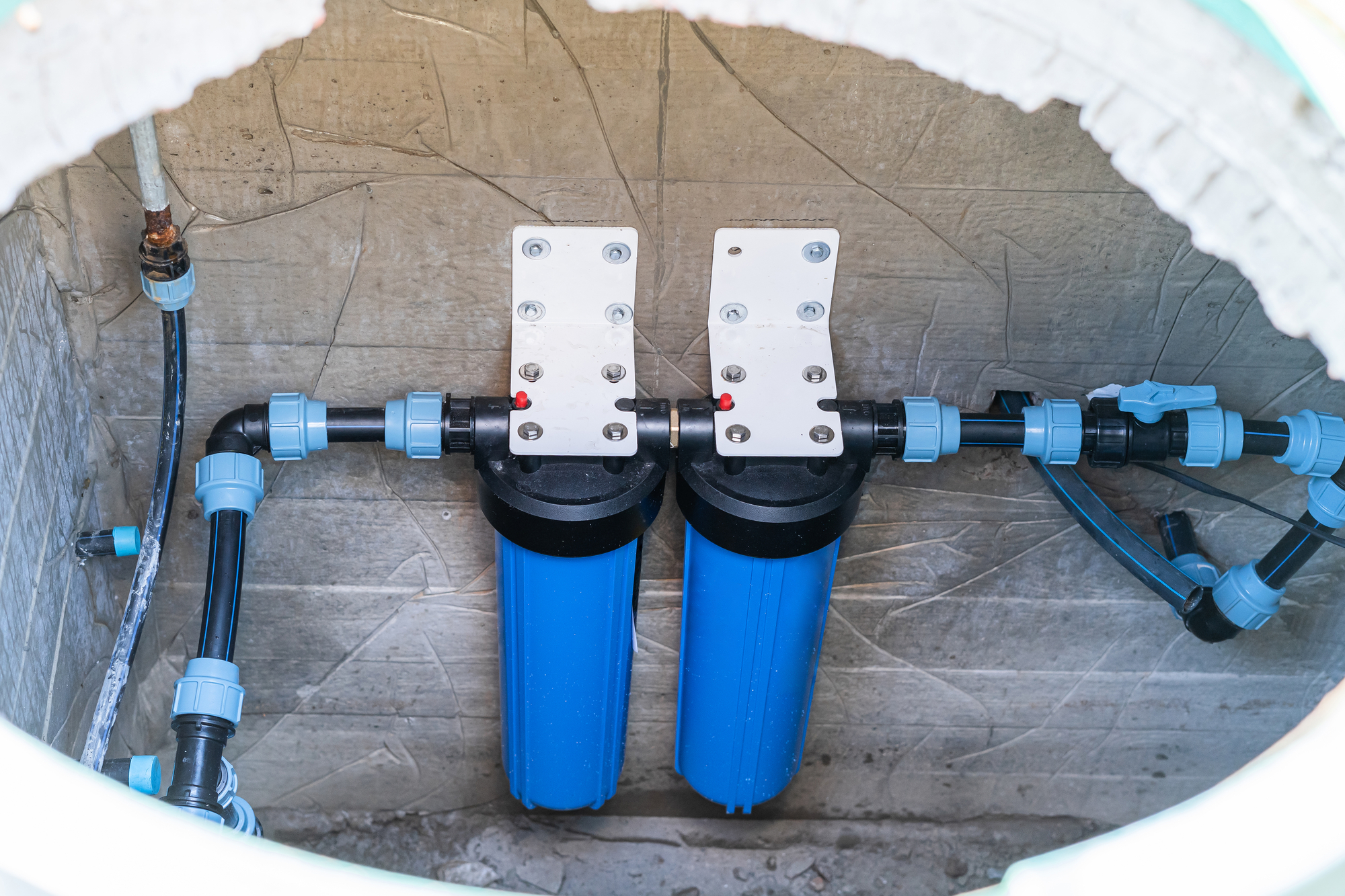 Underground water filtration